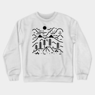 Let's get Lost (Black) Crewneck Sweatshirt